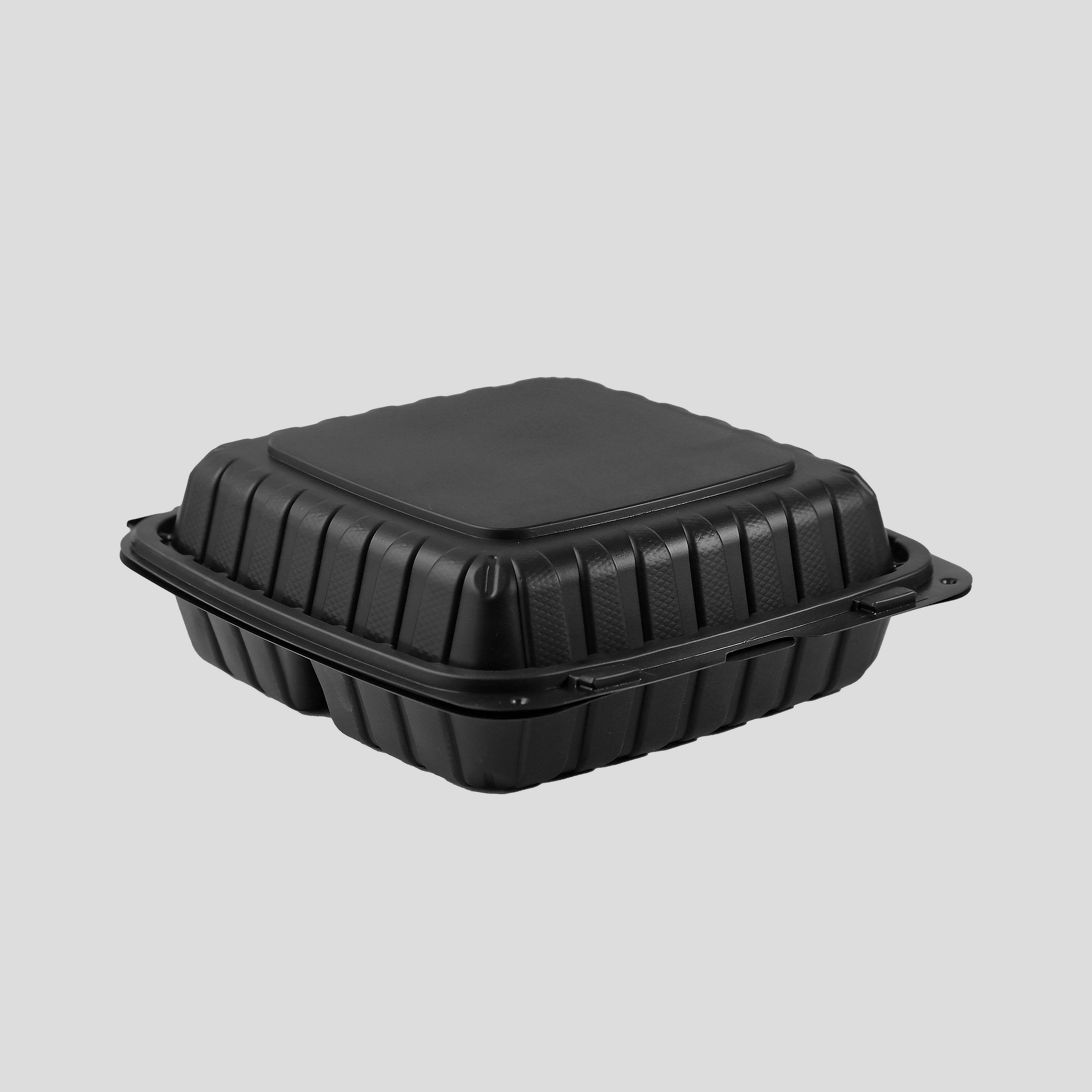 desechable de plastico de MFPP con divisiones para alimentos frios y calientes