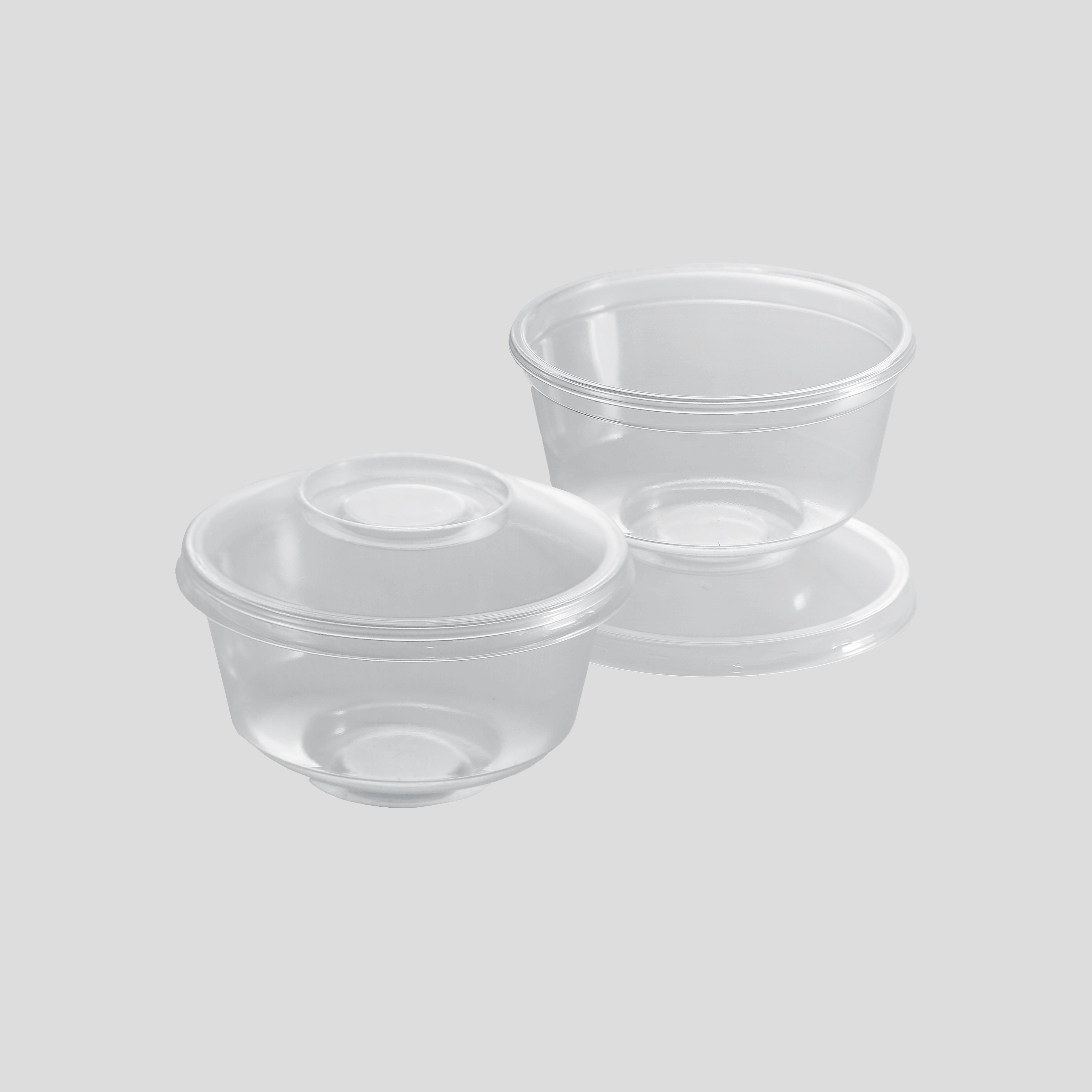 contenedor con tapa base PET 8oz